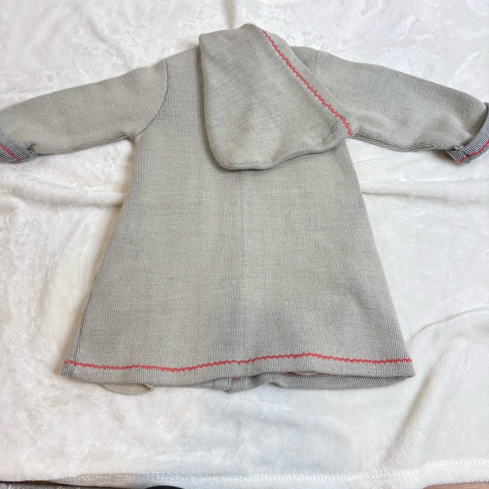 Mimi & Maggie Boutique Toddler Girl’s Embroidered Hooded Sweater 2T - Picture 5 of 7